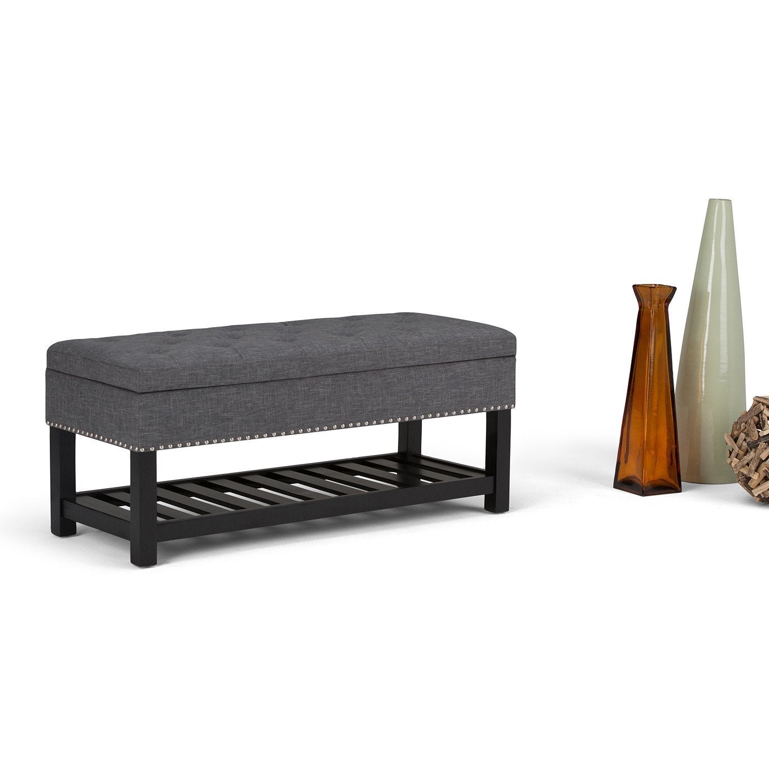 Lomond Ottoman Bench in Vegan Leather