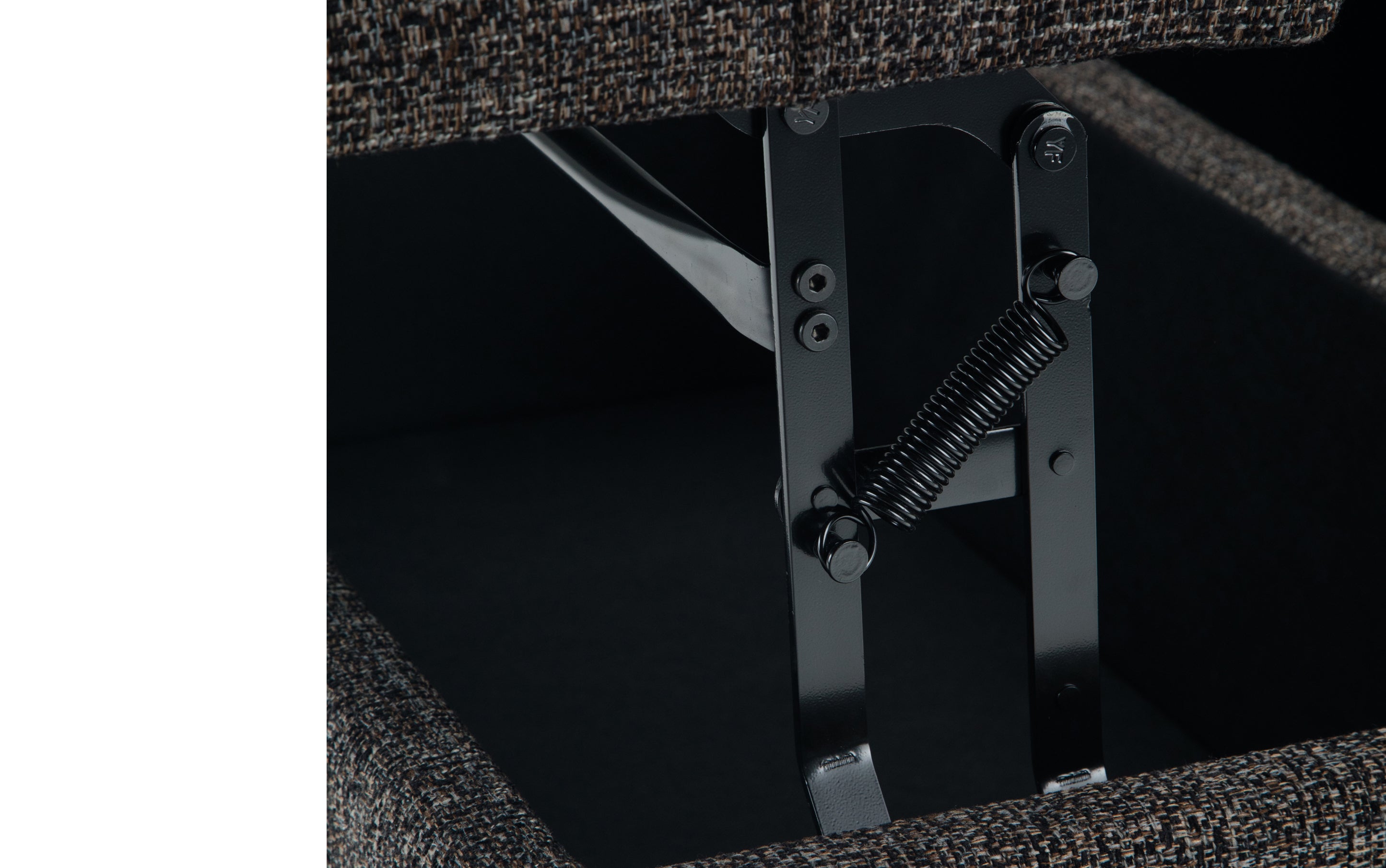 Harrison Coffee Table Ottoman in Tweed