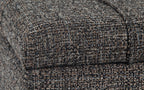 Harrison Coffee Table Ottoman in Tweed