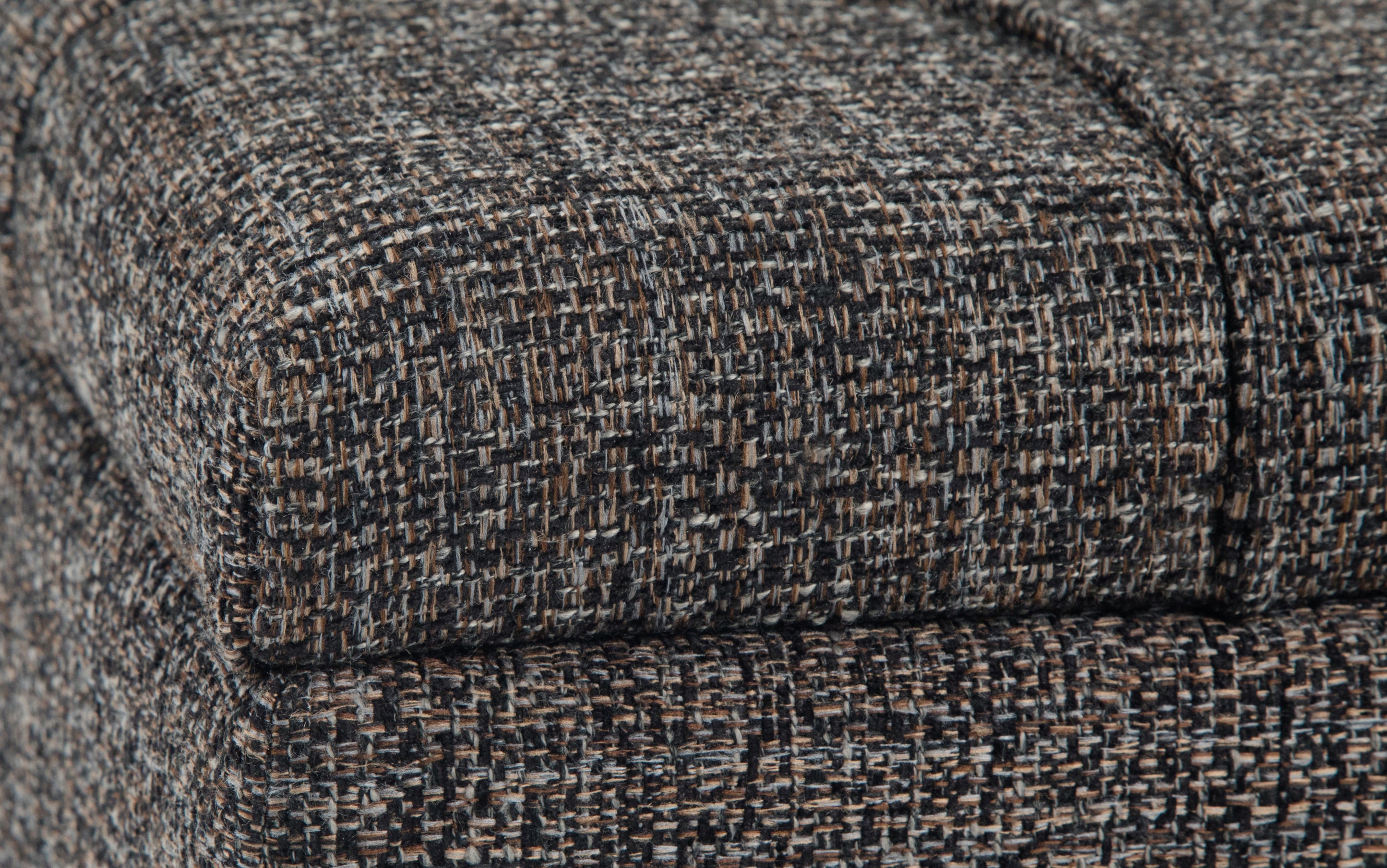Harrison Coffee Table Ottoman in Tweed