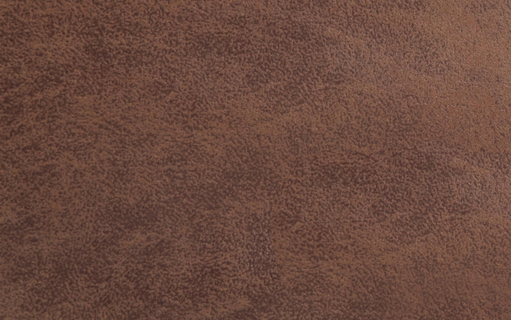 Harrison Coffee Table Ottoman in Distressed Vegan Leather