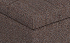 Harrison Coffee Table Ottoman in Tweed