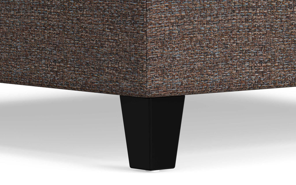 Harrison Coffee Table Ottoman in Tweed