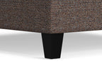 Harrison Coffee Table Ottoman in Tweed