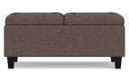 Harrison Coffee Table Ottoman in Tweed