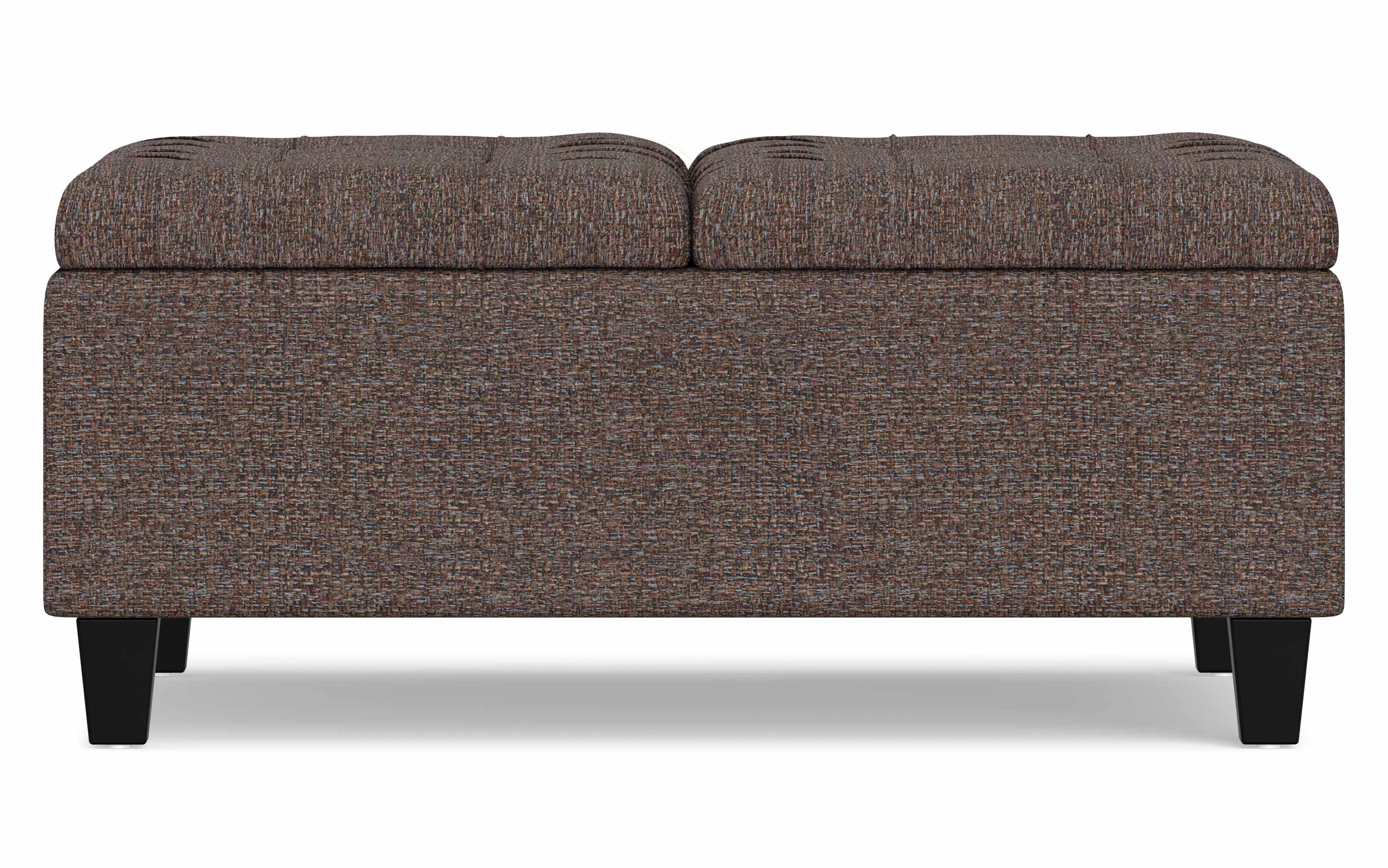 Harrison Coffee Table Ottoman in Tweed