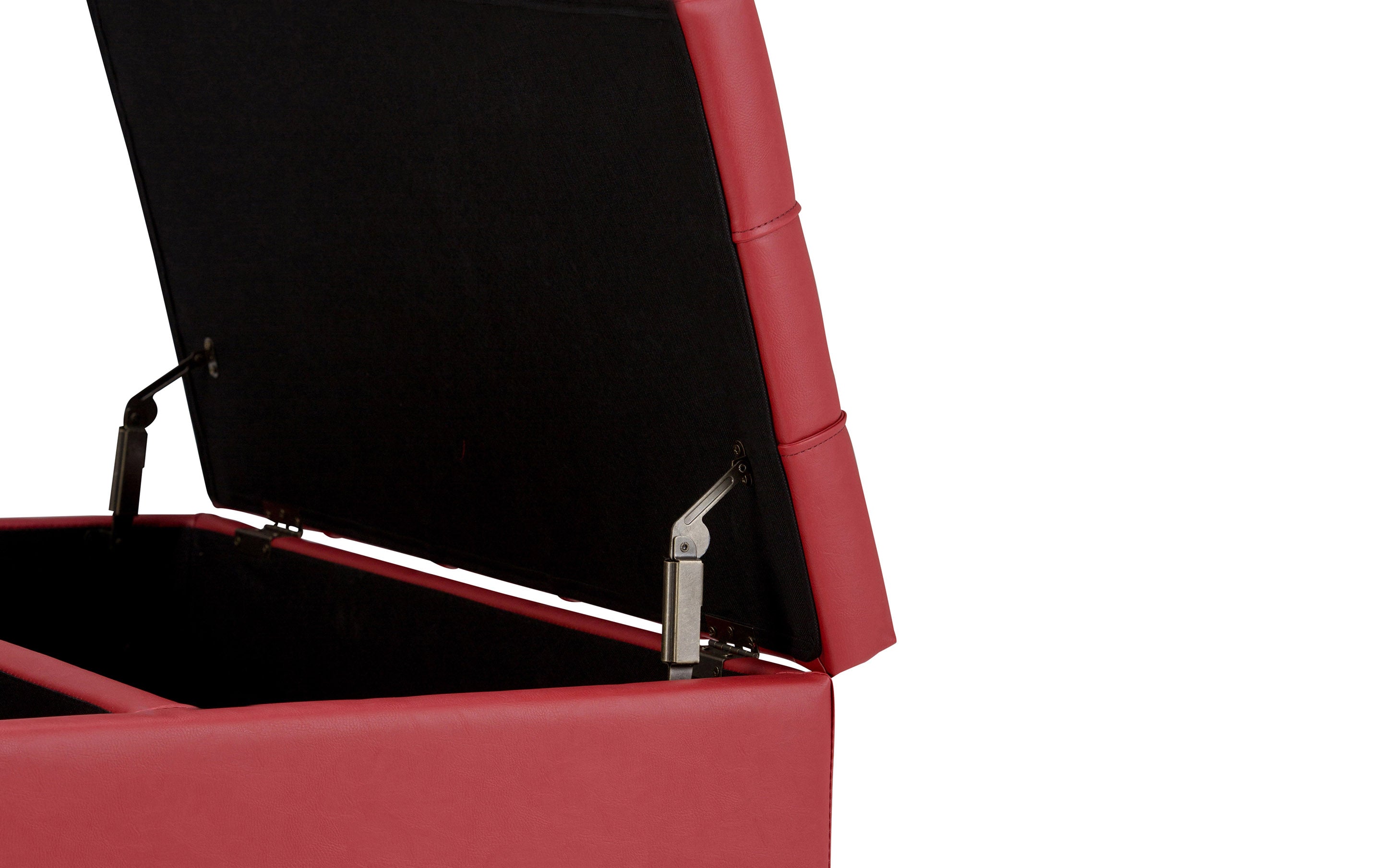 Harrison Coffee Table Ottoman in Vegan Leather