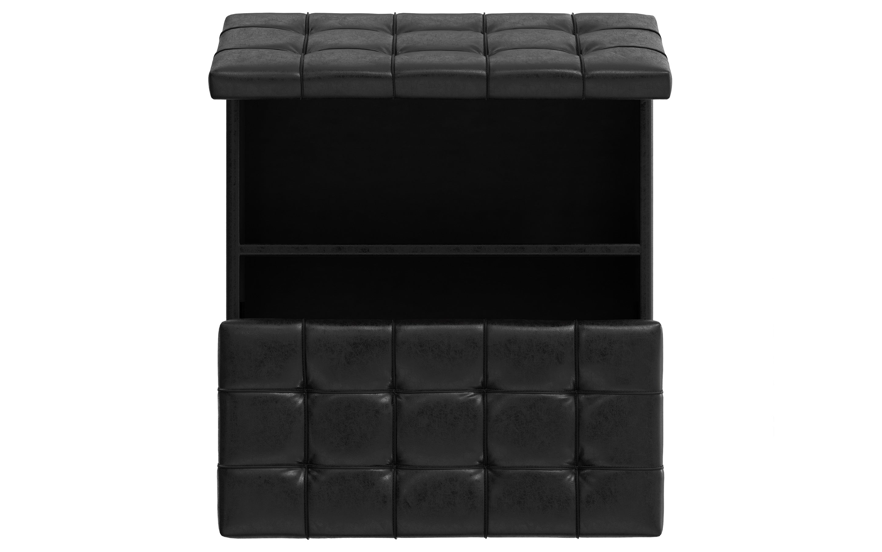 Harrison Large Square Coffee Table Storage Ottoman