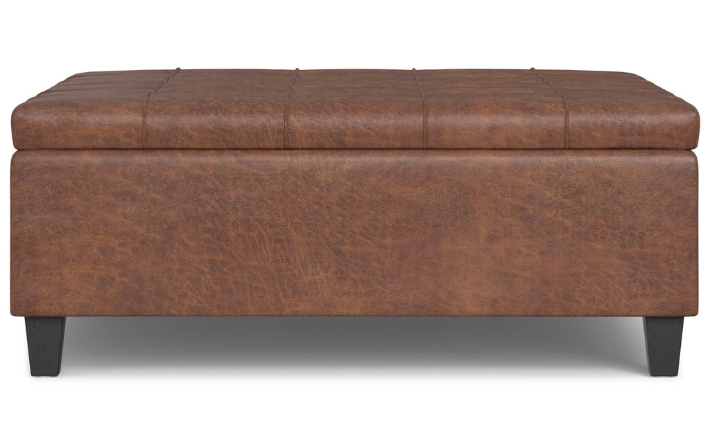 Harrison Large Square Coffee Table Storage Ottoman