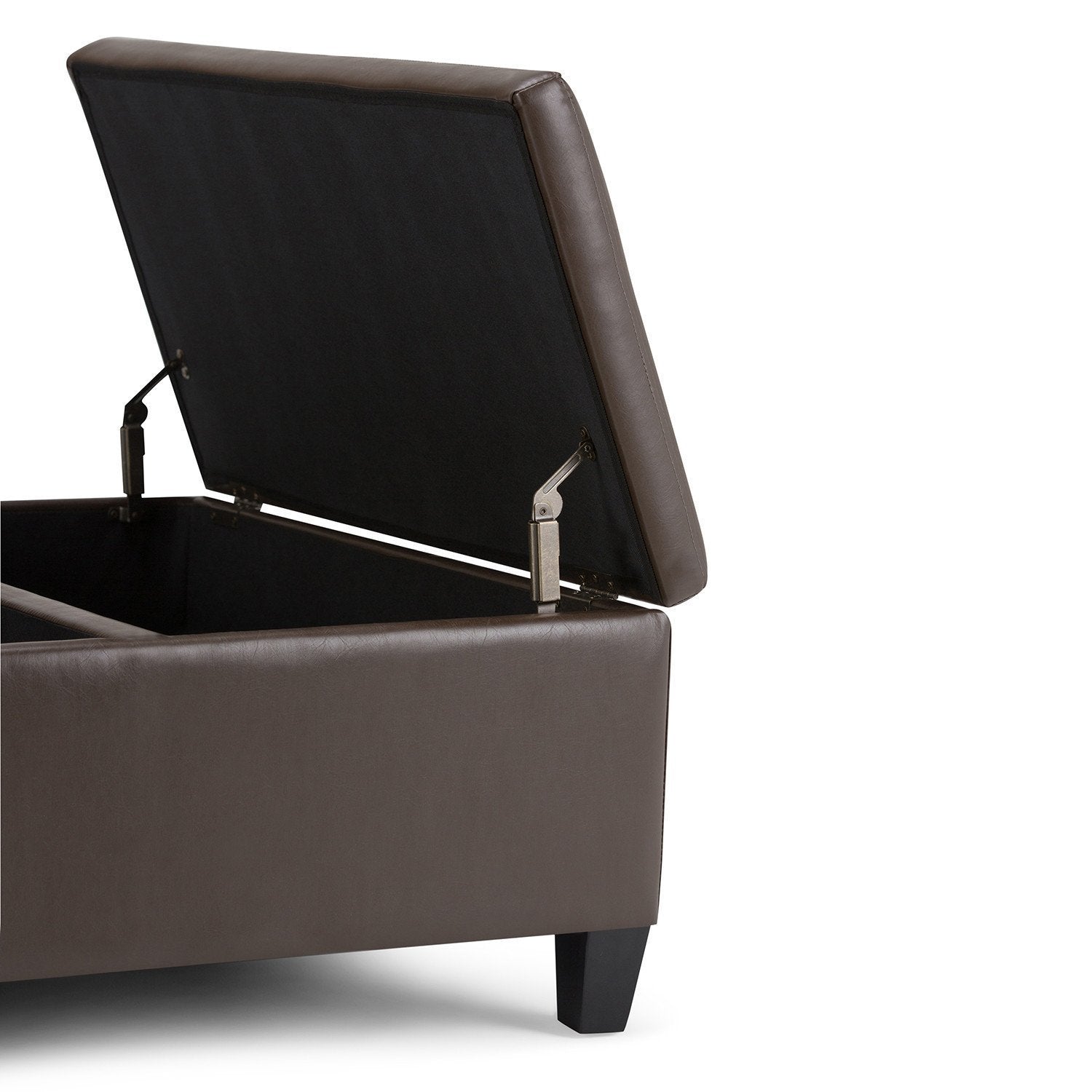 Ellis Table Ottoman in Vegan Leather