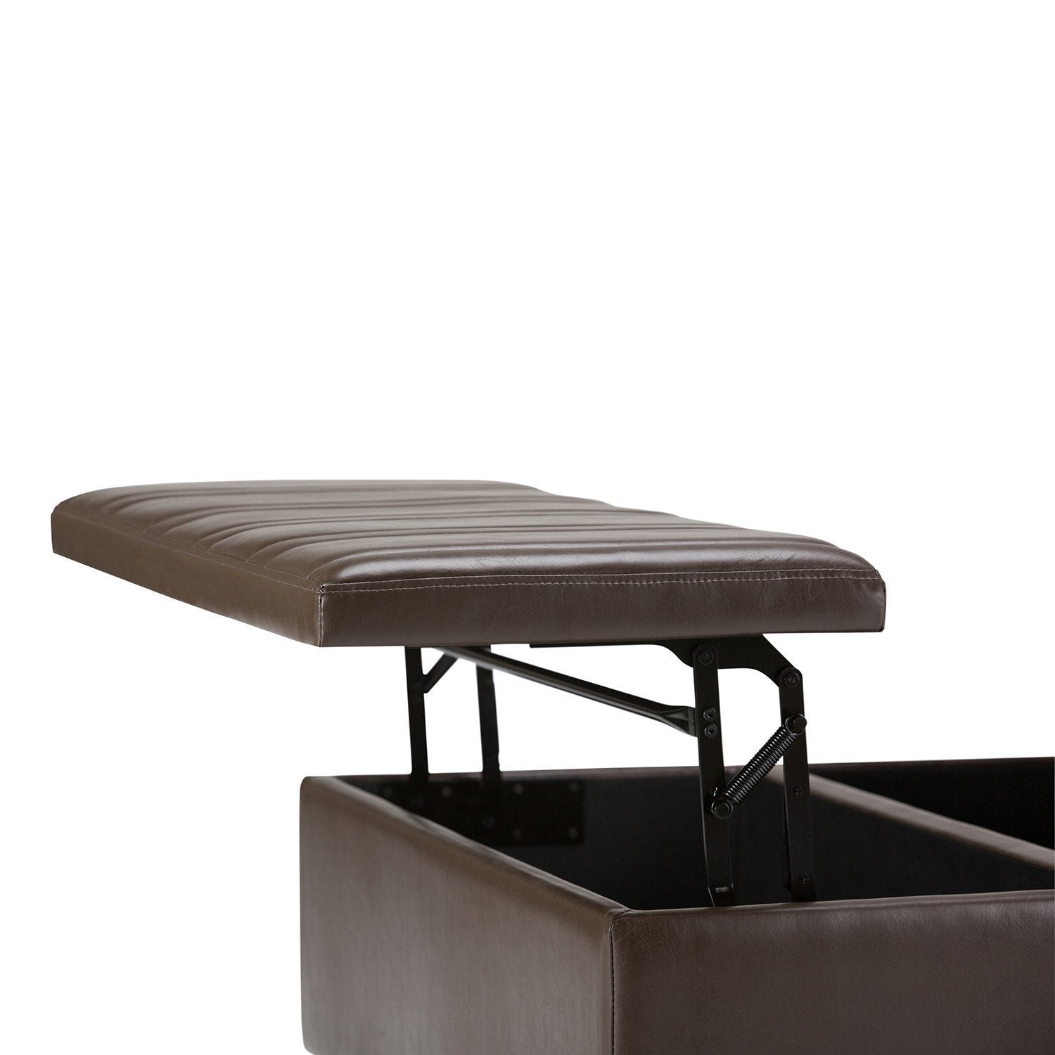 Ellis Table Ottoman in Vegan Leather