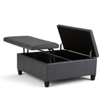 Ellis Table Ottoman in Vegan Leather