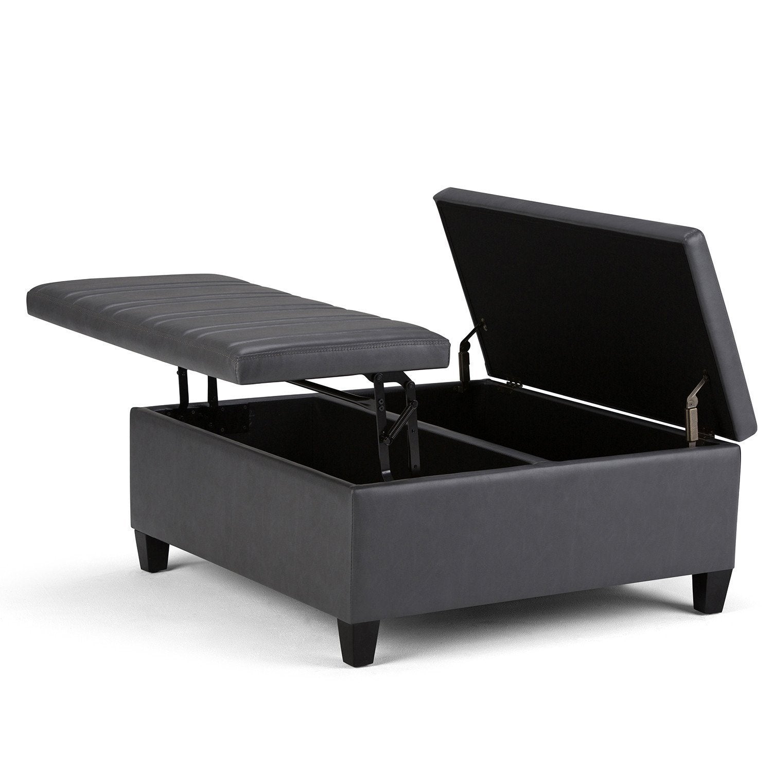 Ellis Table Ottoman in Vegan Leather