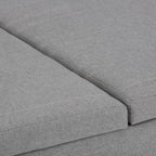 Ellis Table Ottoman in Dove Grey