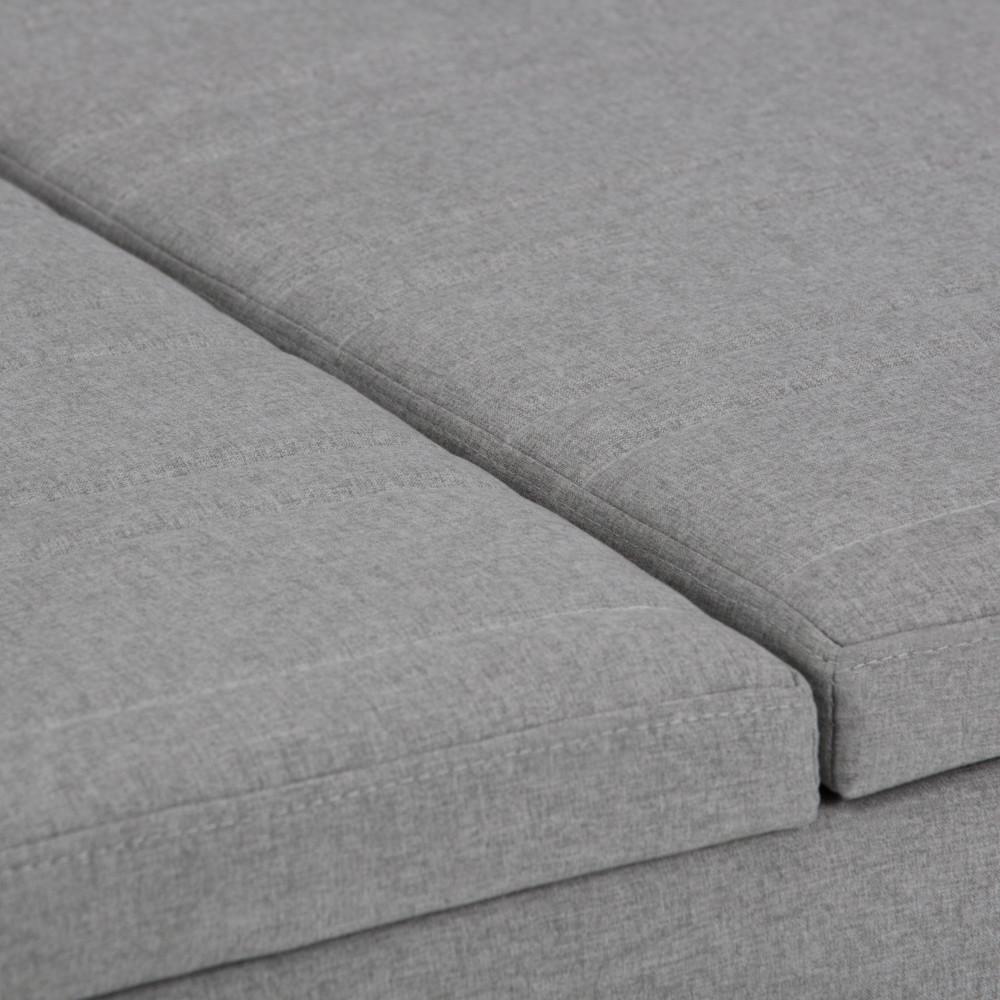 Ellis Table Ottoman in Dove Grey