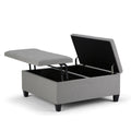 Ellis Table Ottoman in Dove Grey