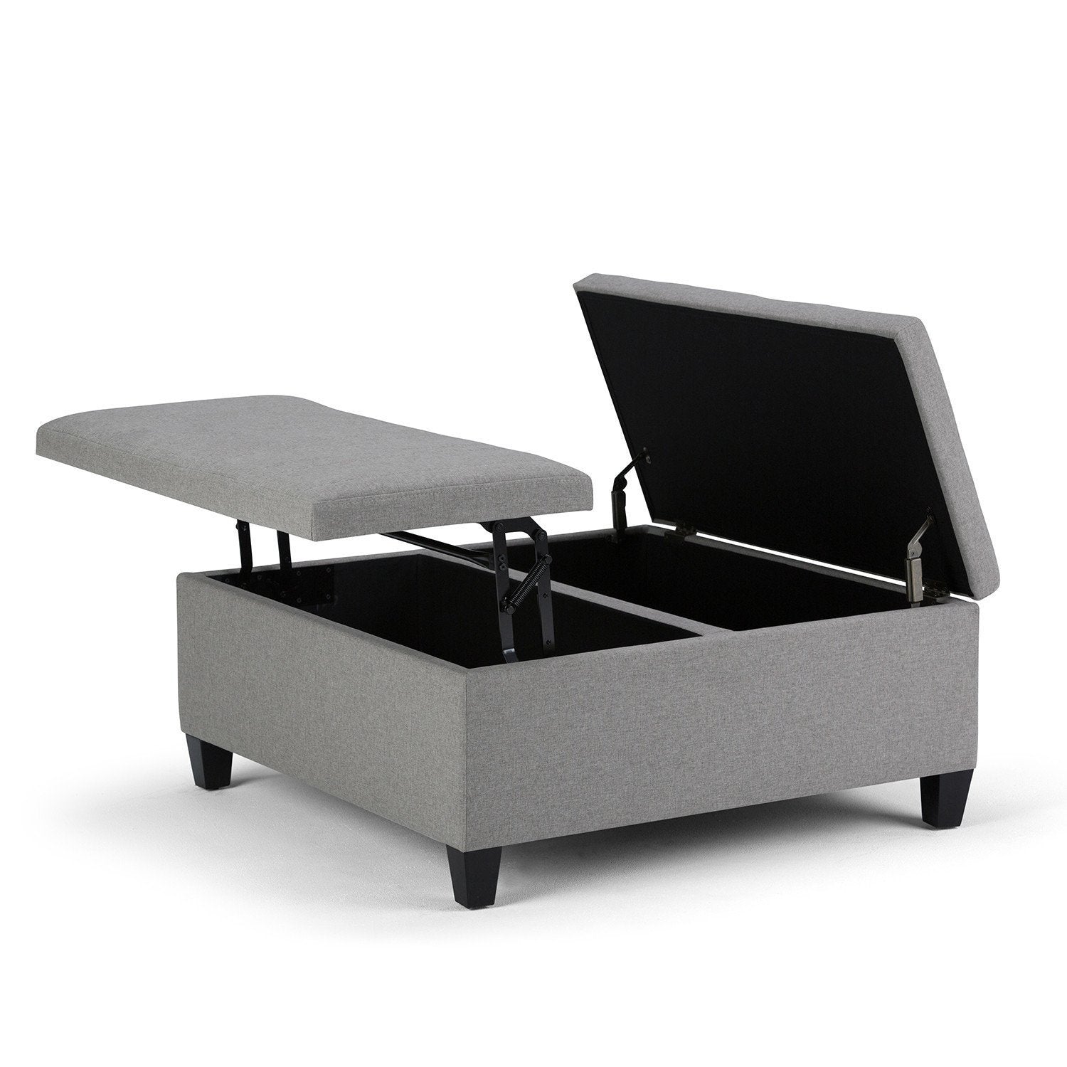 Ellis Table Ottoman in Dove Grey