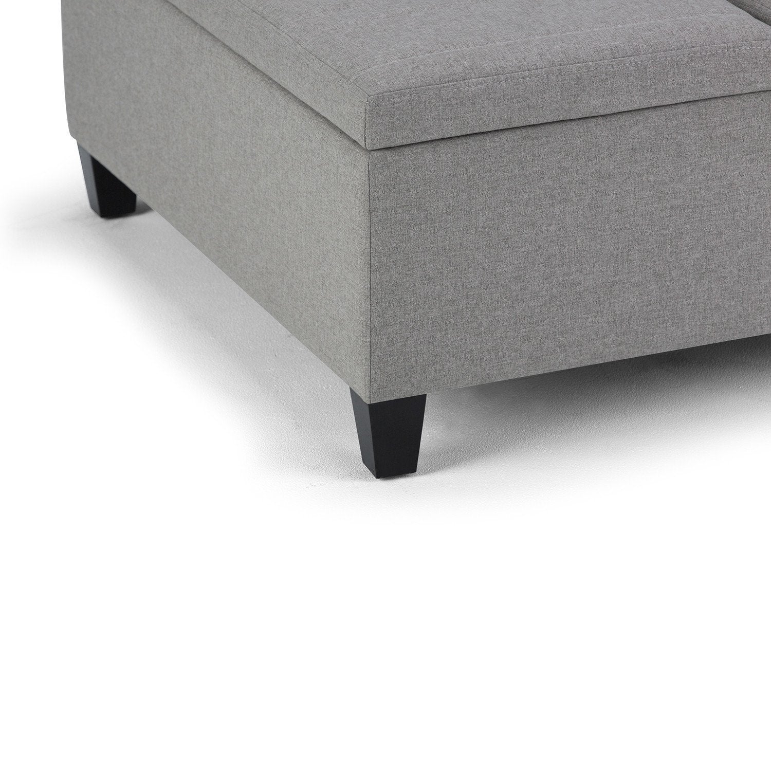 Ellis Table Ottoman in Dove Grey