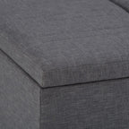 Ellis Table Ottoman in Linen