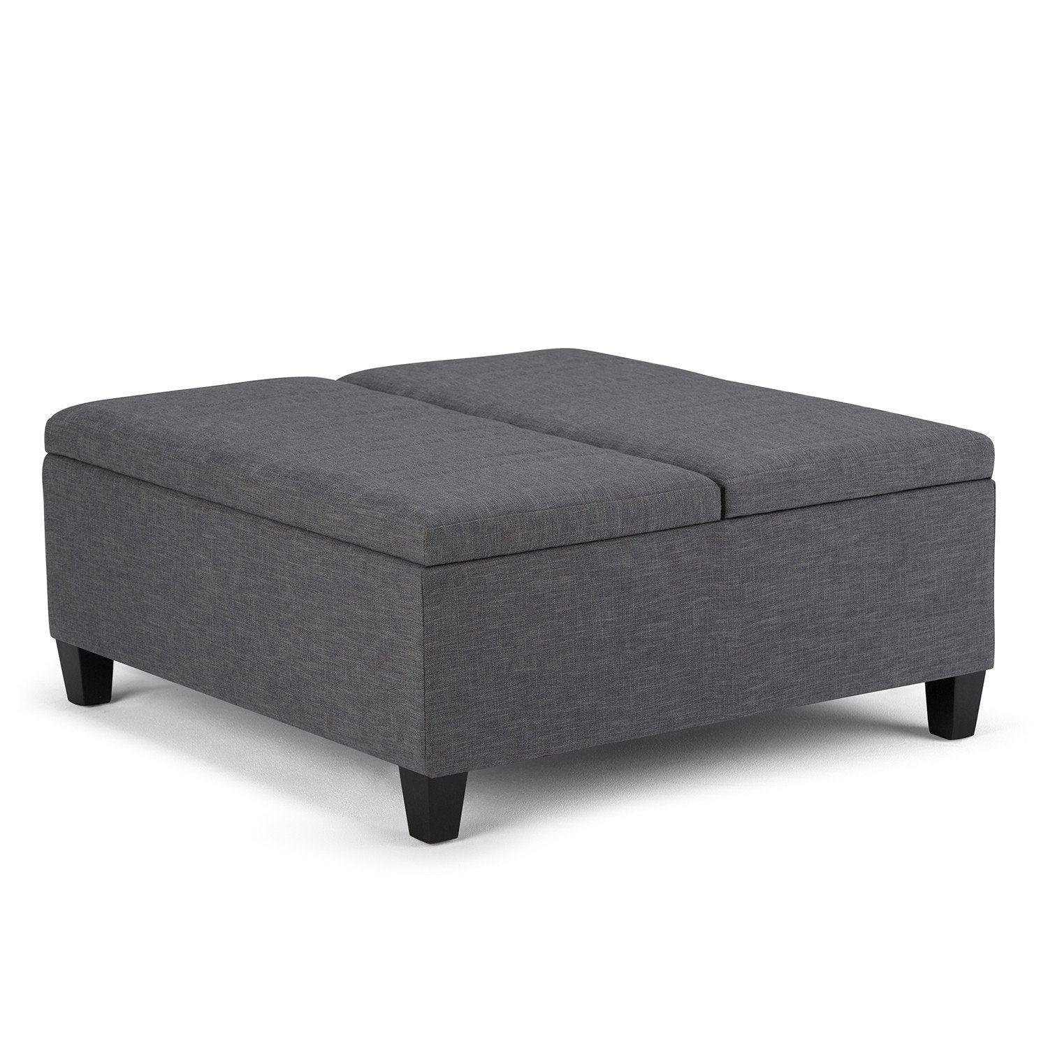 Ellis Table Ottoman in Linen