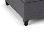 Ellis Table Ottoman in Linen