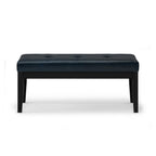 Lacey Ottoman Bench in Distressed Vegan Leather