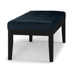 Lacey Ottoman Bench in Distressed Vegan Leather