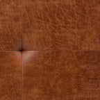 Lacey Ottoman Bench in Distressed Vegan Leather