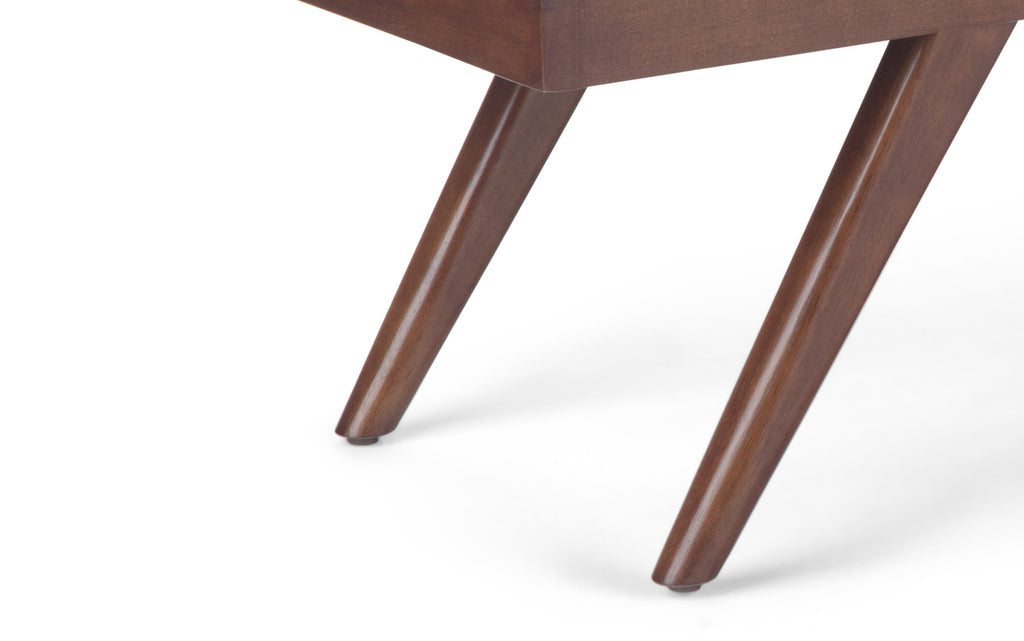 Chanelle Ottoman Bench in Tweed