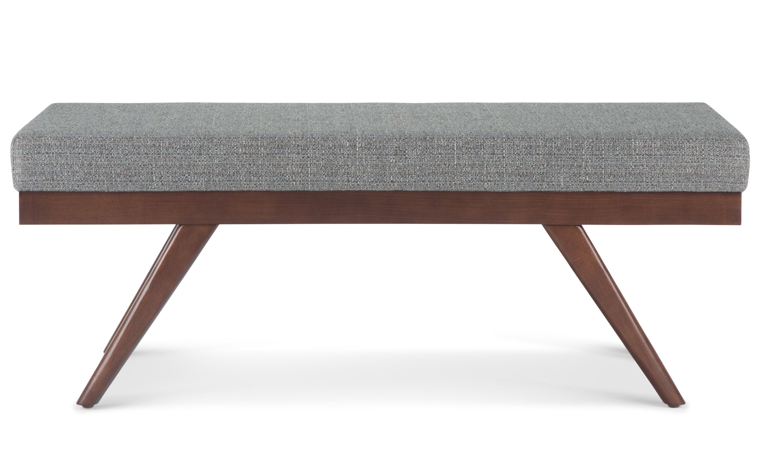 Chanelle Ottoman Bench in Tweed