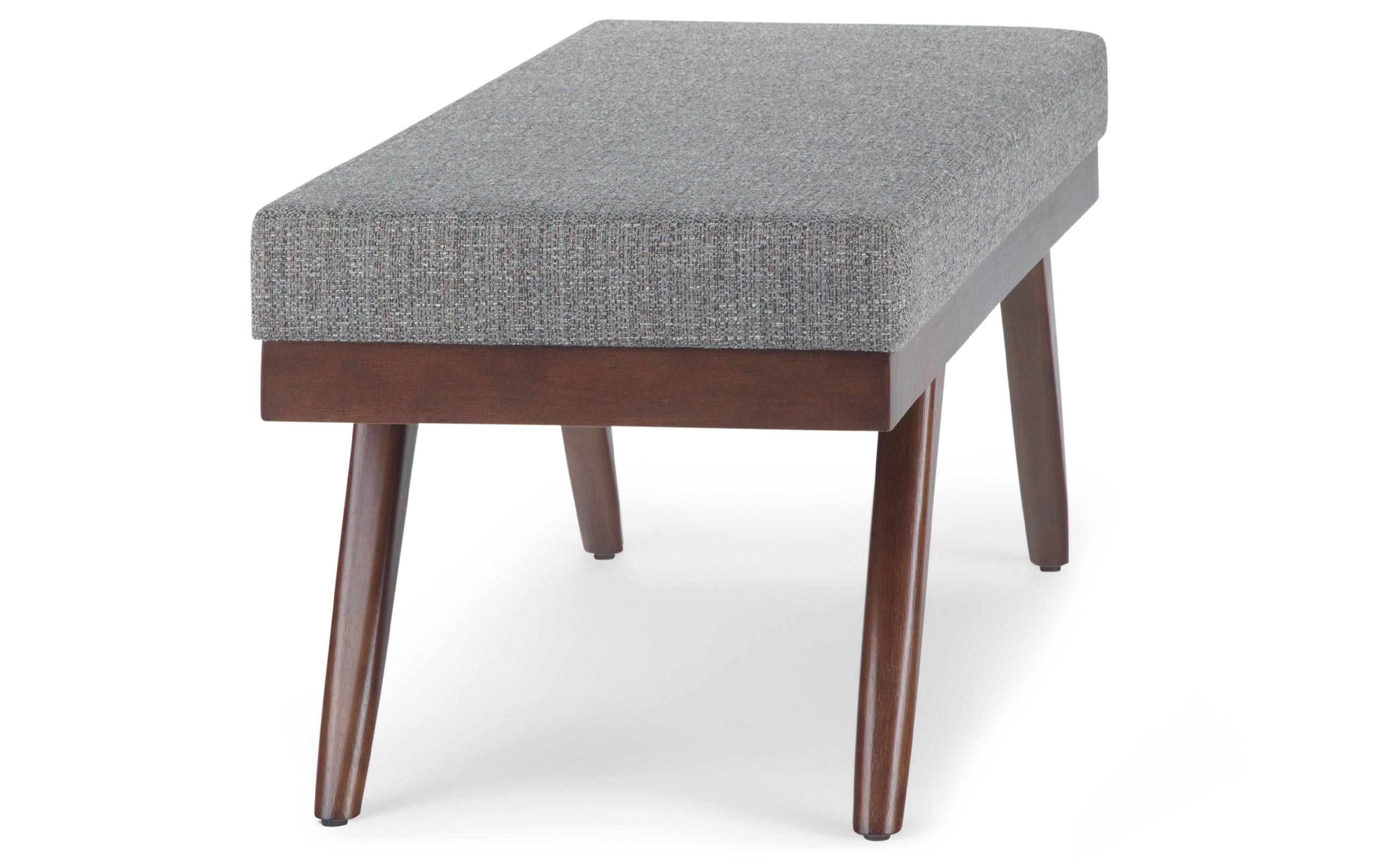 Chanelle Ottoman Bench in Tweed