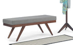 Chanelle Ottoman Bench in Tweed