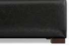 Gabbie Rectangular Storage Ottoman in Vegan Leather
