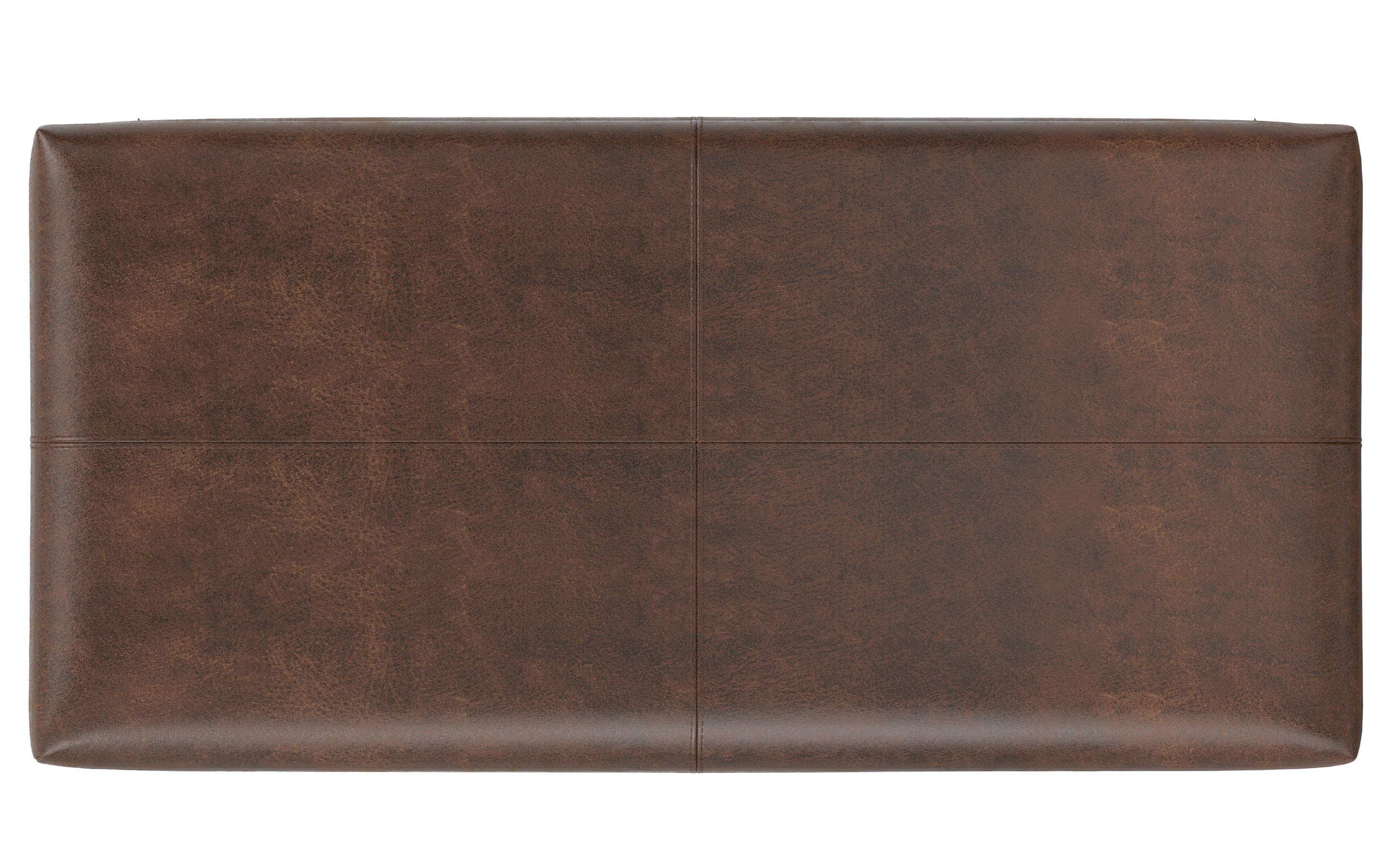 Gabbie Rectangular Storage Ottoman in Vegan Leather