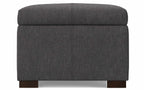 Gabbie Rectangular Storage Ottoman in Linen