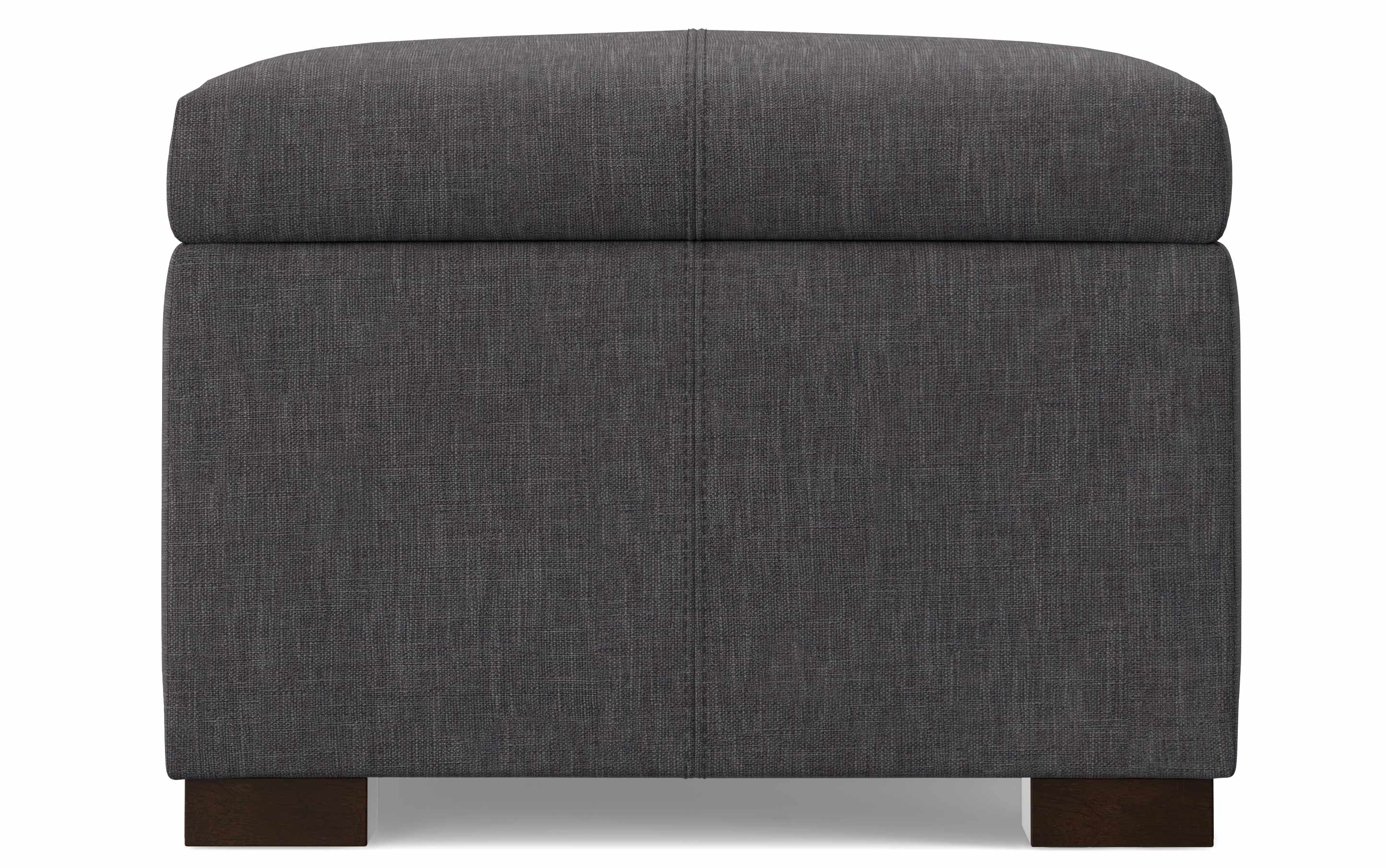 Gabbie Rectangular Storage Ottoman in Linen
