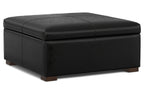 Gabbie Square Coffee Table Storage Ottoman