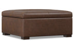 Gabbie Square Coffee Table Storage Ottoman