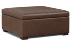 Gabbie Square Coffee Table Storage Ottoman