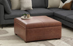 Gabbie Square Coffee Table Storage Ottoman