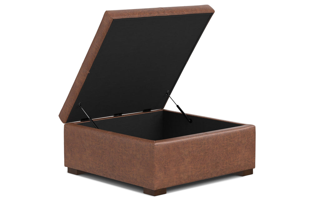 Gabbie Square Coffee Table Storage Ottoman