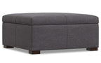 Gabbie Square Coffee Table Storage Ottoman