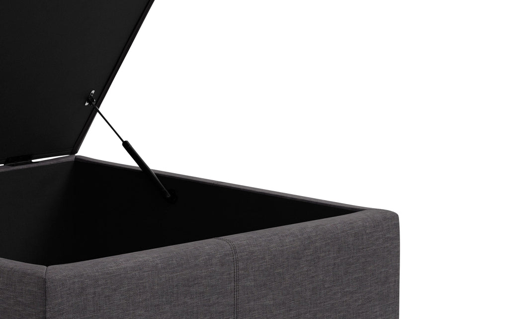 Gabbie Square Coffee Table Storage Ottoman