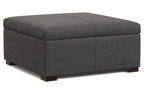 Gabbie Square Coffee Table Storage Ottoman