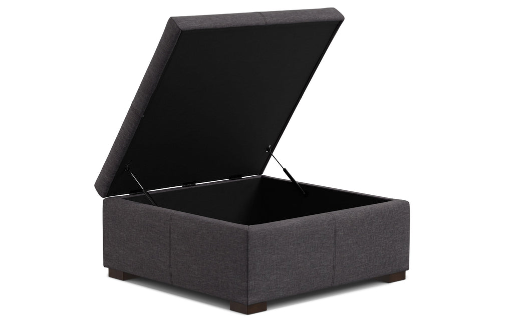Gabbie Square Coffee Table Storage Ottoman