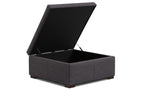 Gabbie Square Coffee Table Storage Ottoman