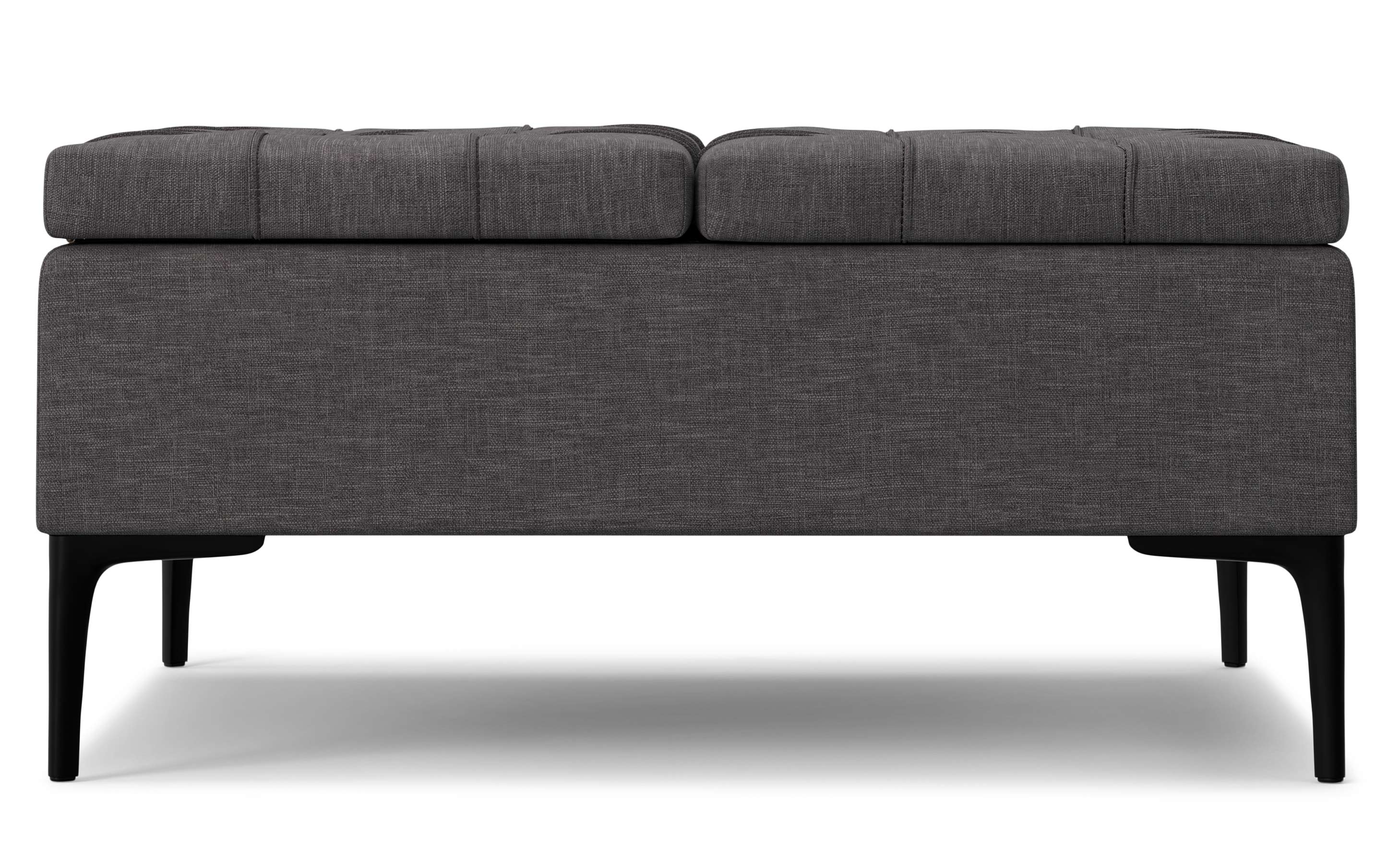 Laura Lift Top Storage Ottoman in Linen