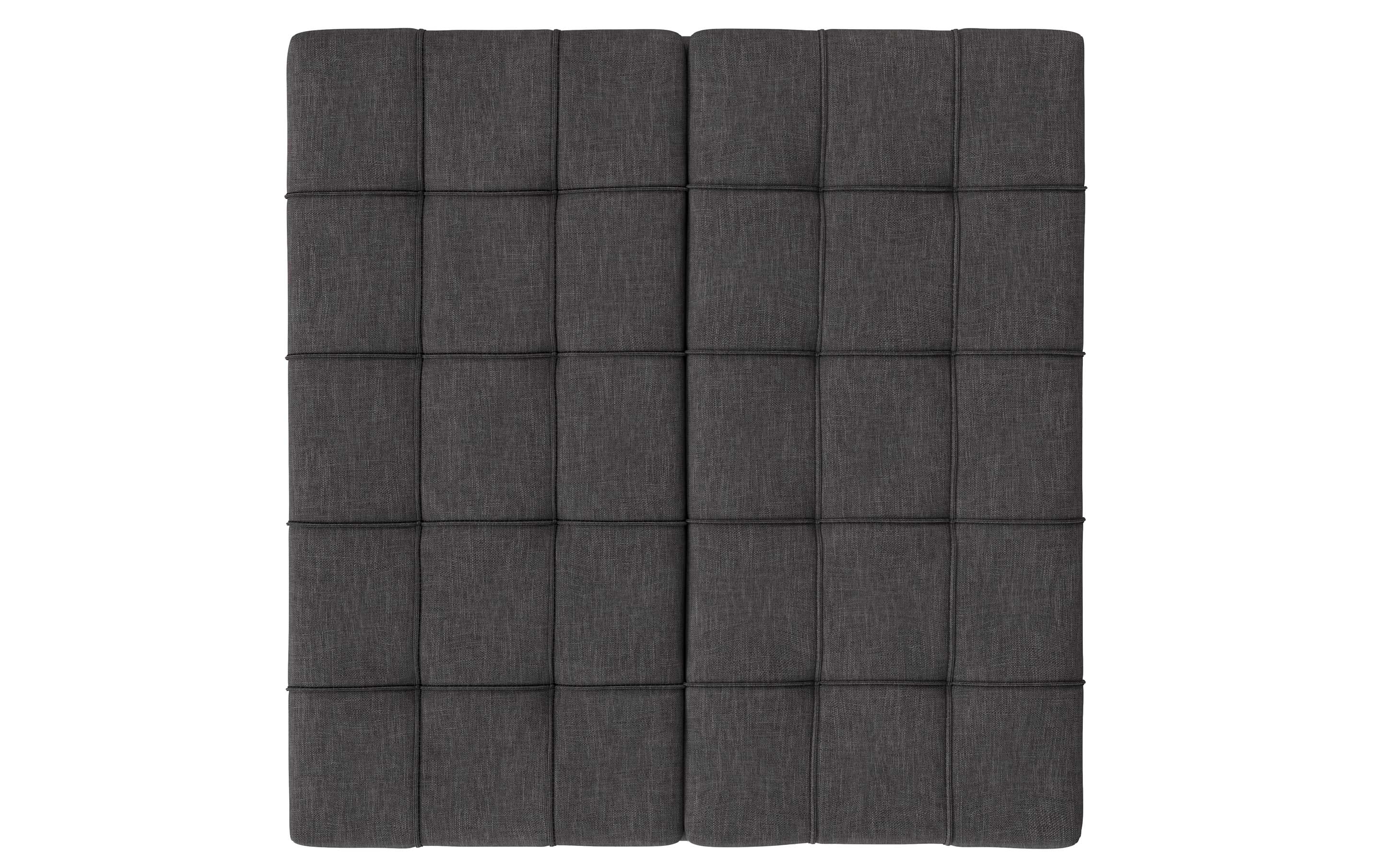 Laura Lift Top Storage Ottoman in Linen