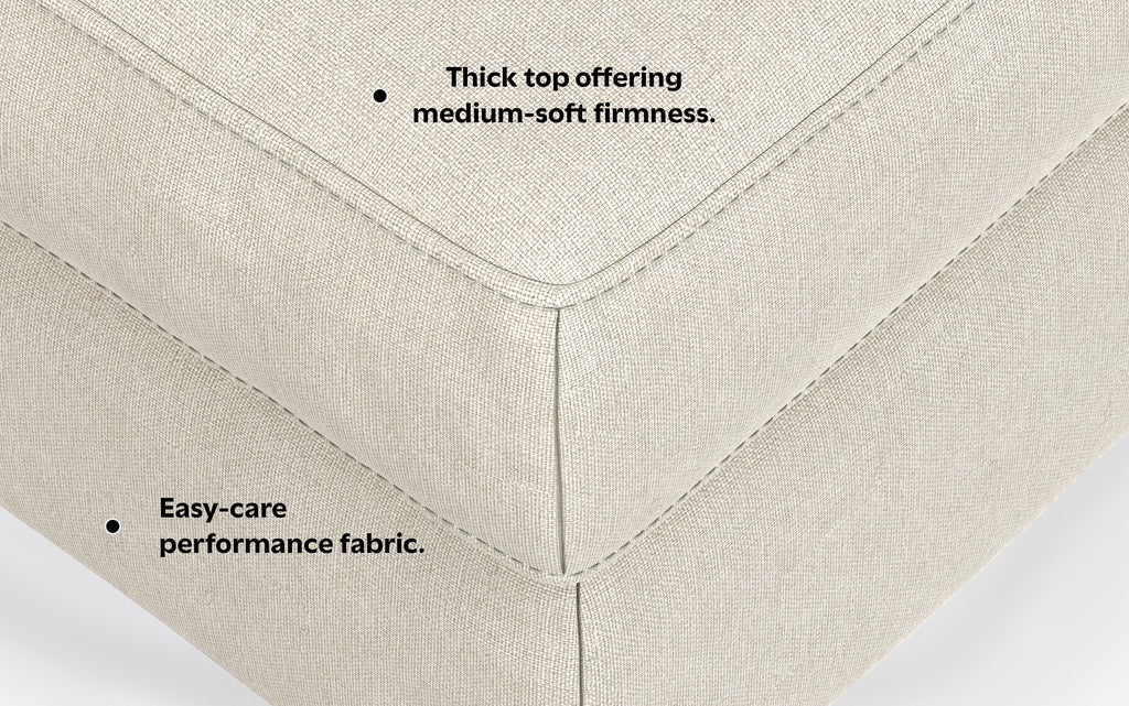 Ava Mid Century Ottoman