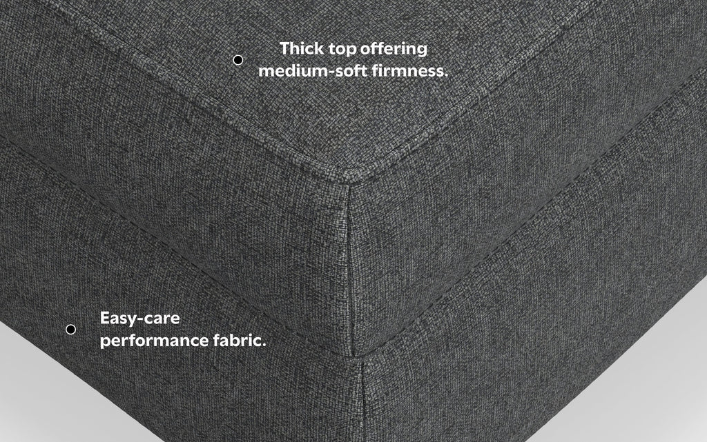 Ava Mid Century Ottoman